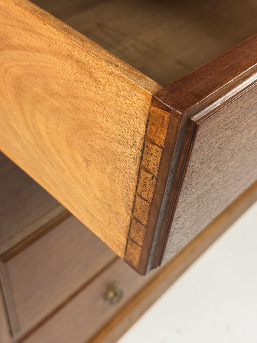 Harrods Mahogany Chest Of Drawers-photo-2