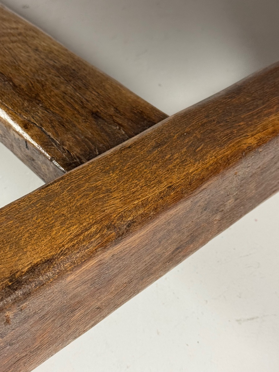 Belgian Monastic Table, 280 Cm, Made Of Oak-photo-3