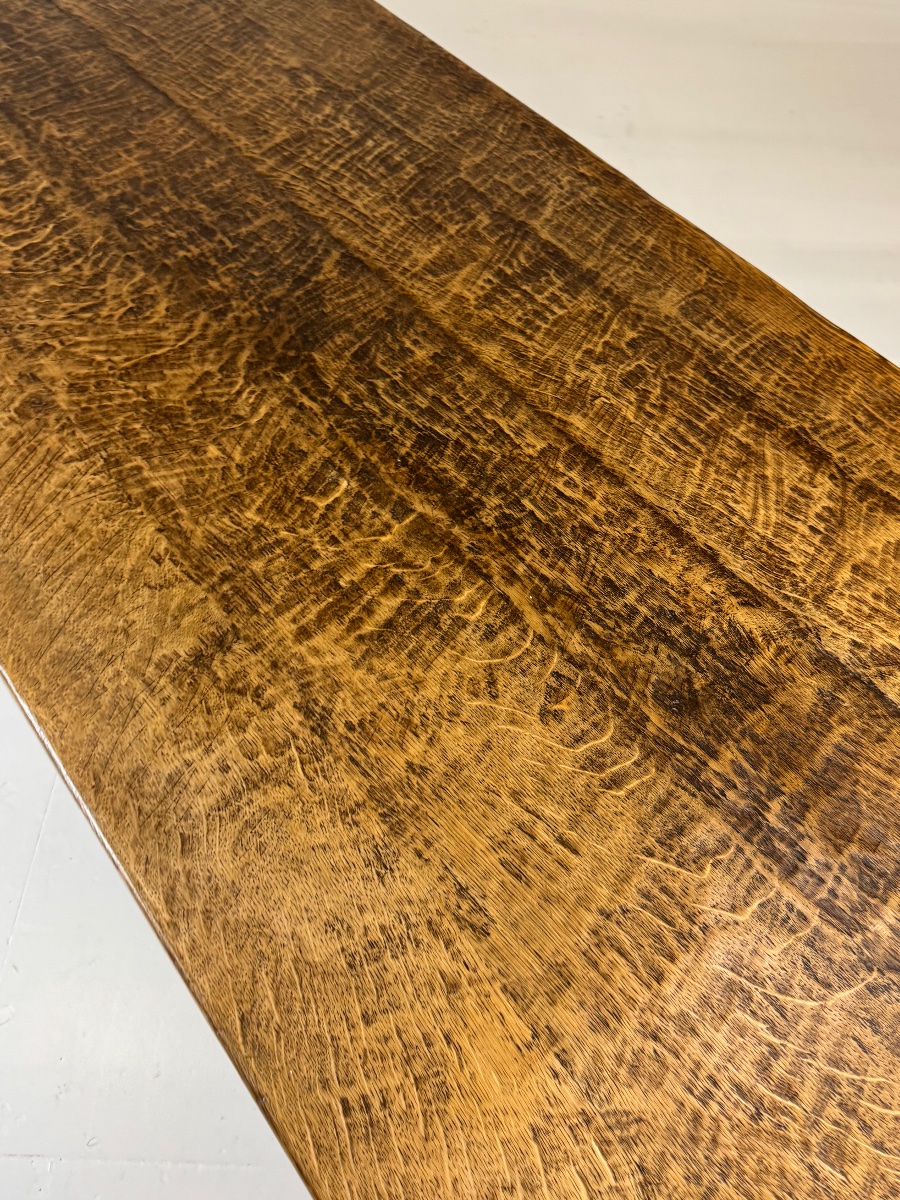 Belgian Monastic Table, 280 Cm, Made Of Oak-photo-5