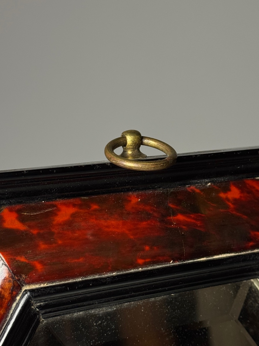 Miroir en forme de tortue, XIXe siècle, octogonal-photo-2