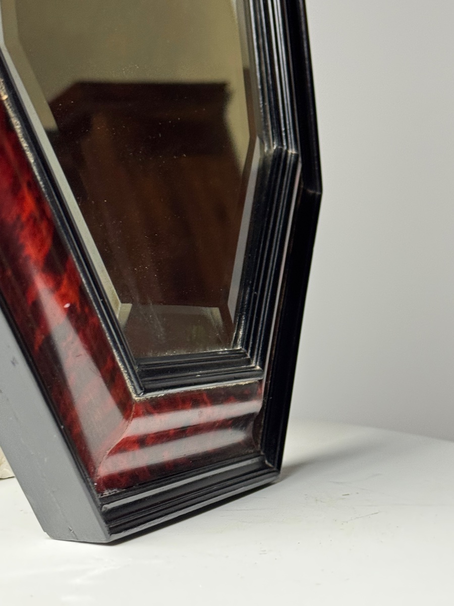 Miroir en forme de tortue, XIXe siècle, octogonal-photo-1