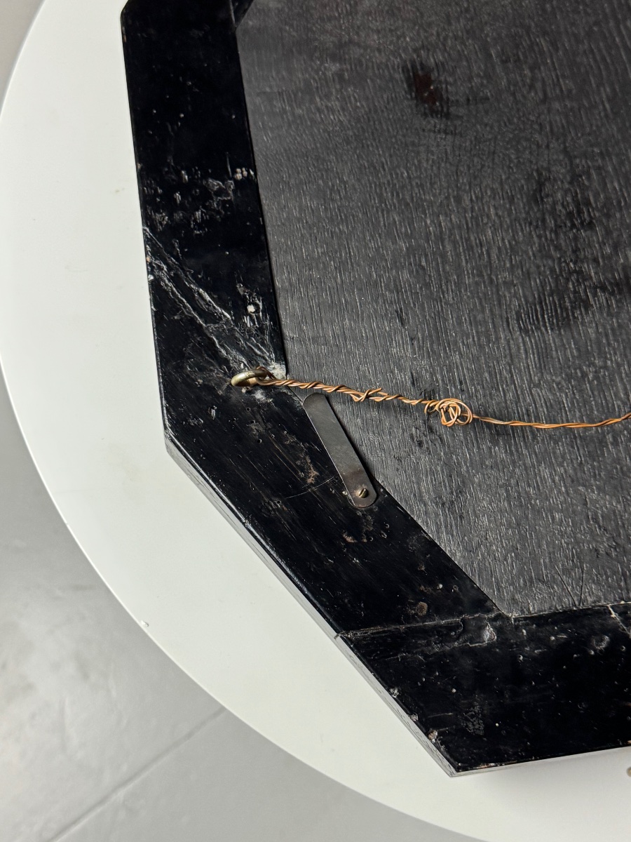 Miroir en forme de tortue, XIXe siècle, octogonal-photo-3