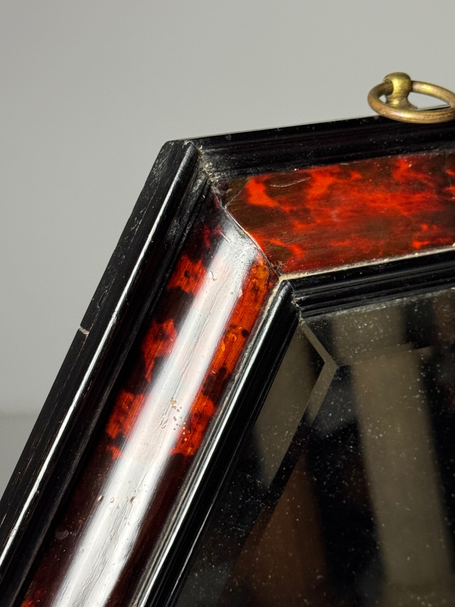 Miroir en forme de tortue, XIXe siècle, octogonal-photo-6