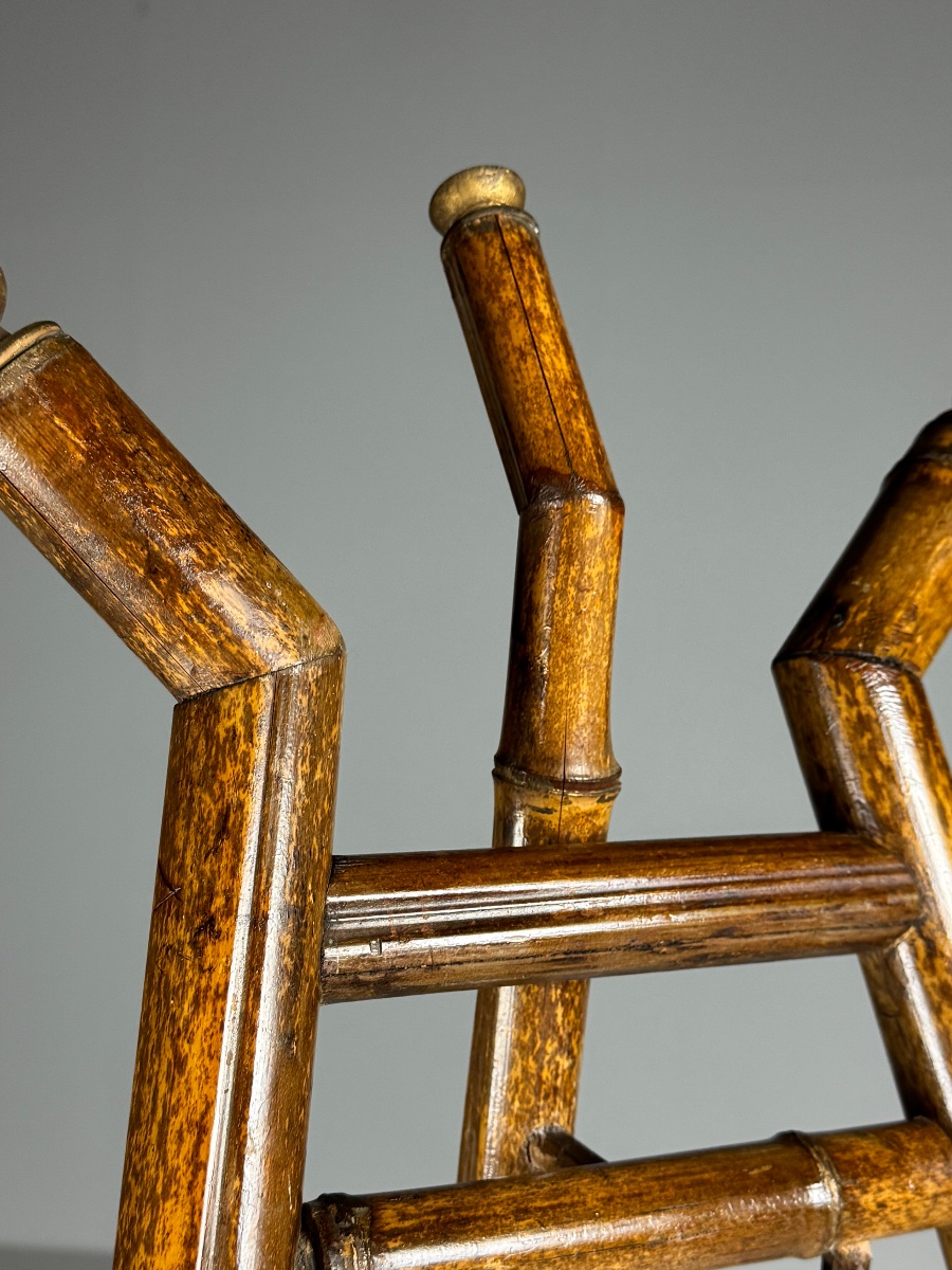 Faux Bamboo Easel, Circa 1900-photo-3