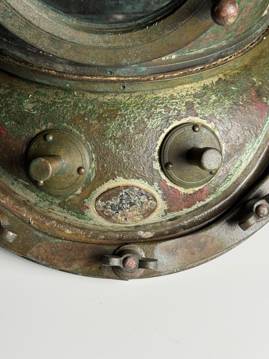 Casque de plongée coréen / japonais, 1920-1960-photo-4