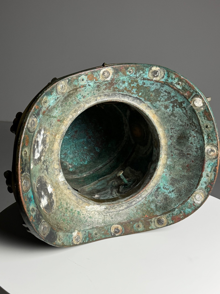 Casque de plongée coréen / japonais, 1920-1960-photo-6