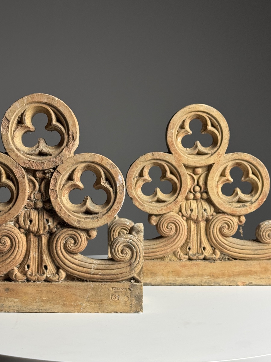 Set Of 2 Terracotta Ornaments -photo-2