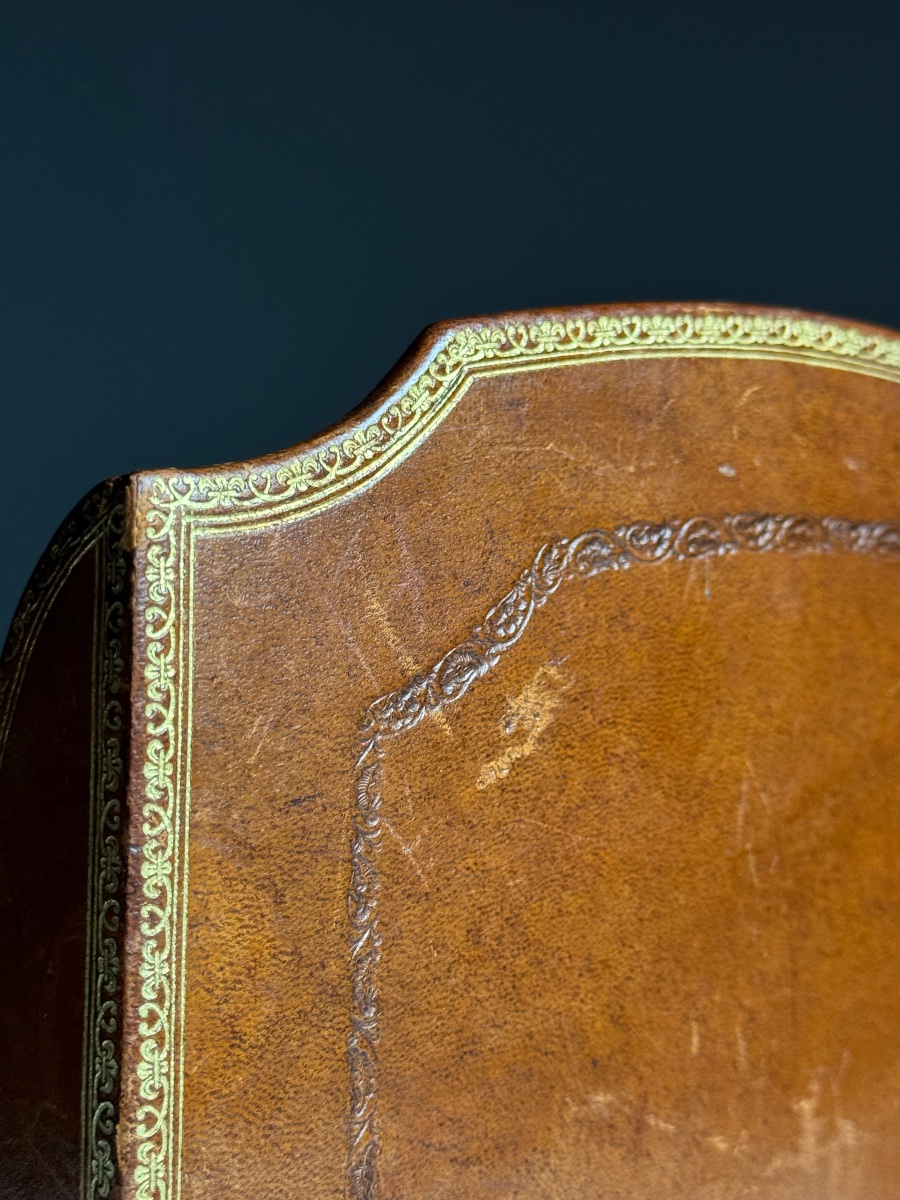 Porte-lettres en cuir du XXe siècle-photo-5
