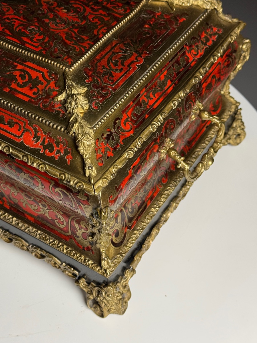 Coffret Napoléon III de style Boulle-photo-4