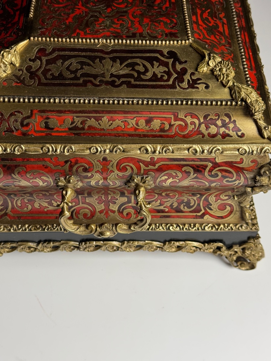 Coffret Napoléon III de style Boulle-photo-1