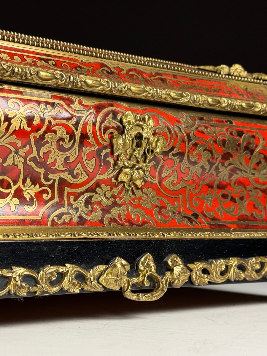 Coffret Napoléon III de style Boulle-photo-5