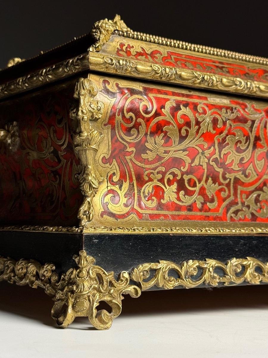 Coffret Napoléon III de style Boulle-photo-6