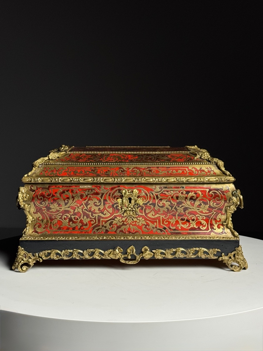 Coffret Napoléon III de style Boulle-photo-8