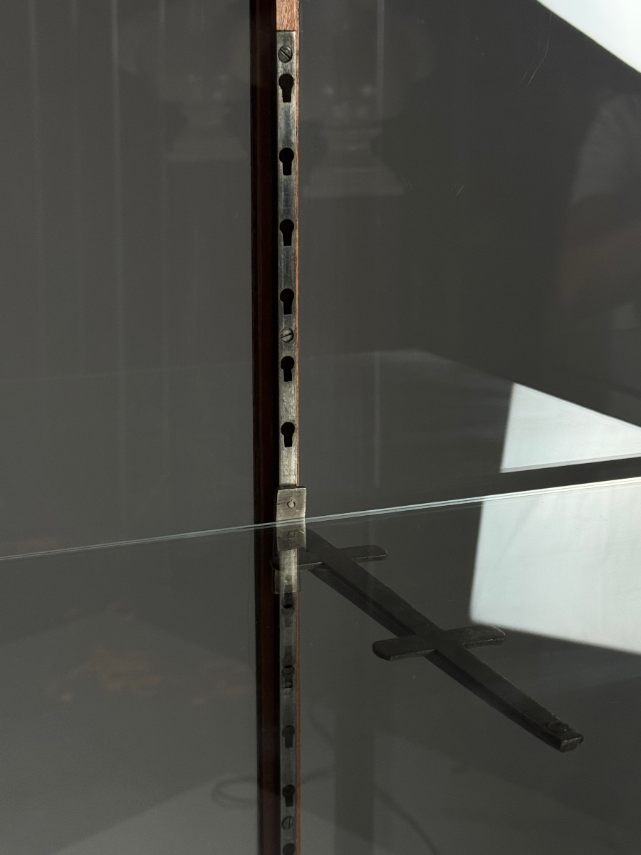 Mahogany Museum Display Case, Circa 1920-photo-1