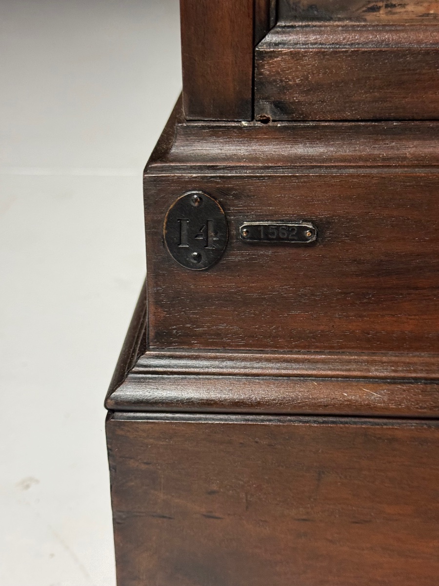 Mahogany Museum Display Case, Circa 1920-photo-4