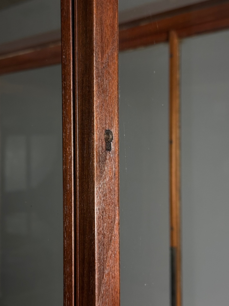 Mahogany Museum Display Case, Circa 1920-photo-5