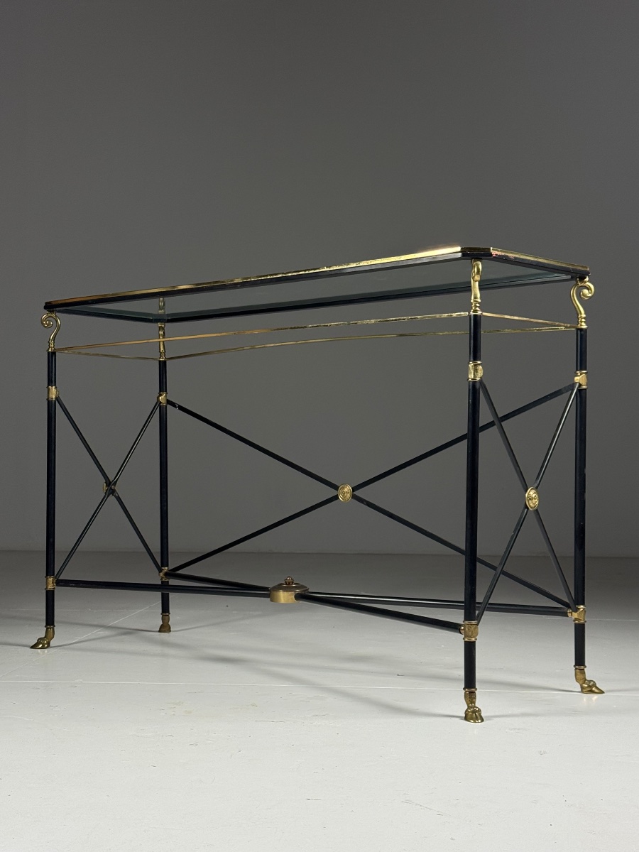 Neoclassical Console Table, Circa 1960-photo-3