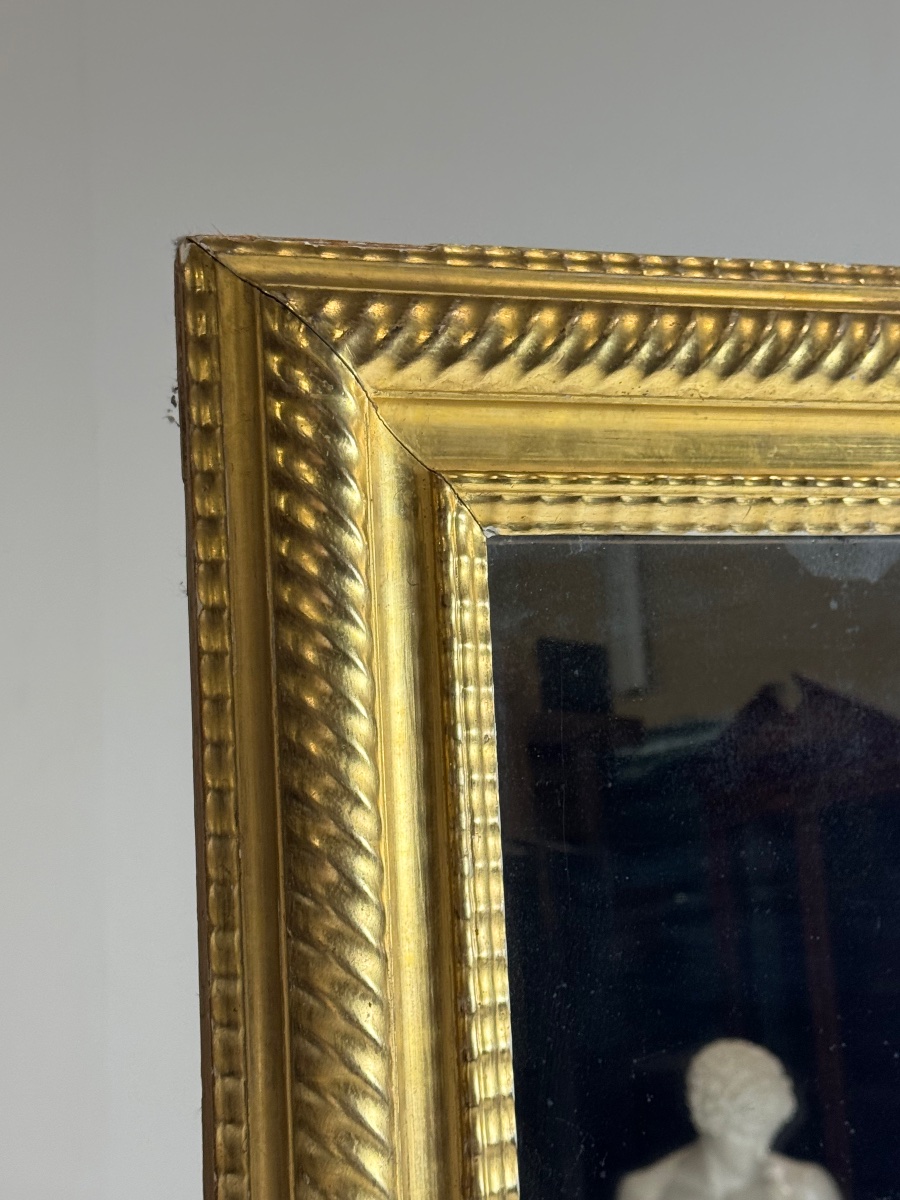 19th-century French Ribbed-frame Mirror, 187 Cm-photo-6