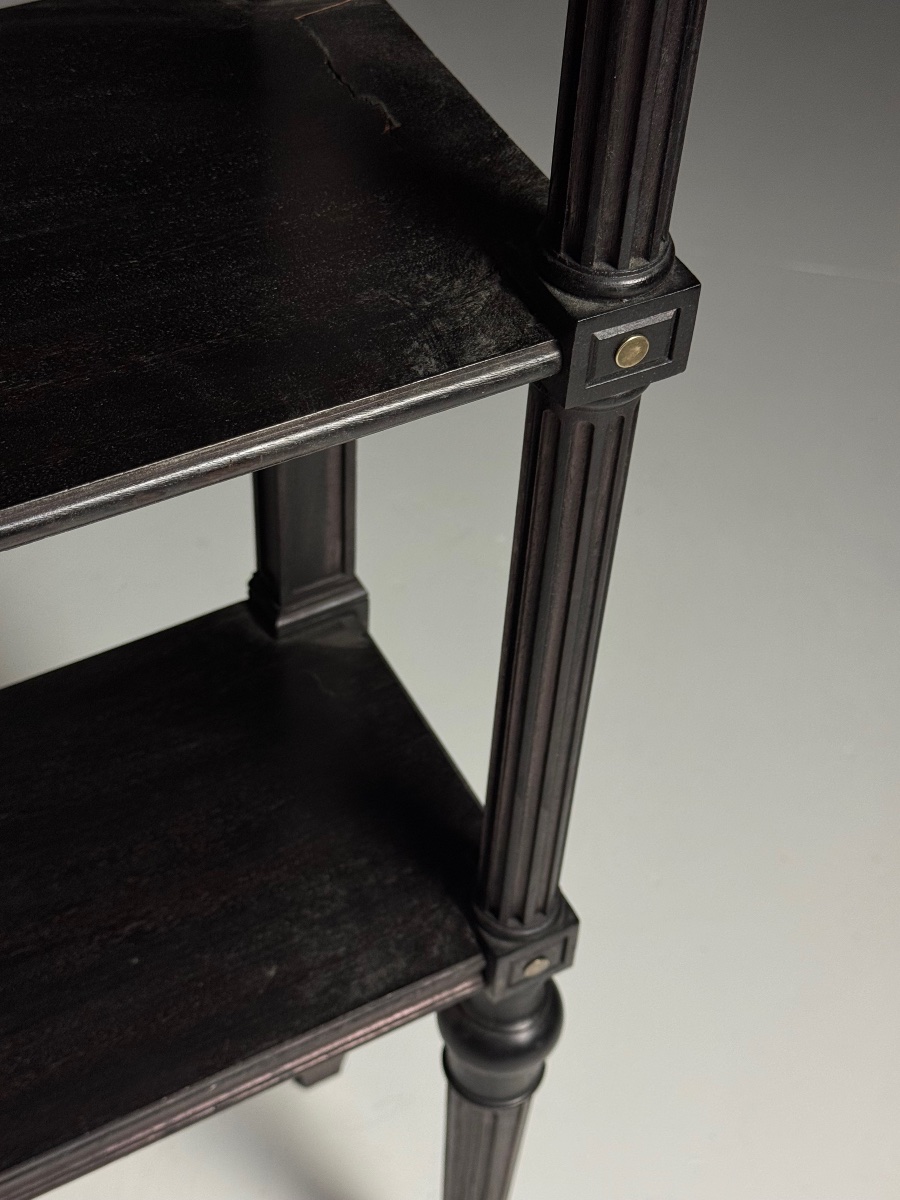 Lot de 2 étagères de style Louis XVI-photo-2