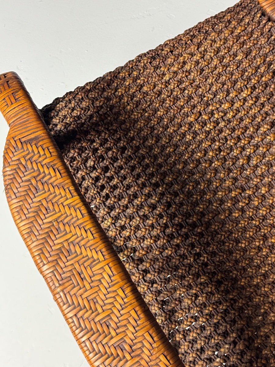 1950s Rattan Armchair-photo-2