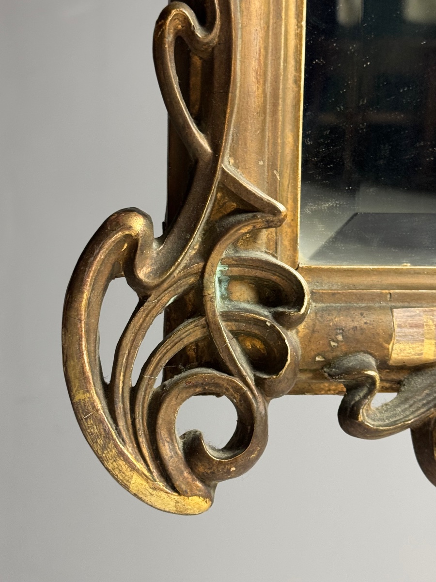 Art Nouveau Mirror, Circa 1900-photo-4
