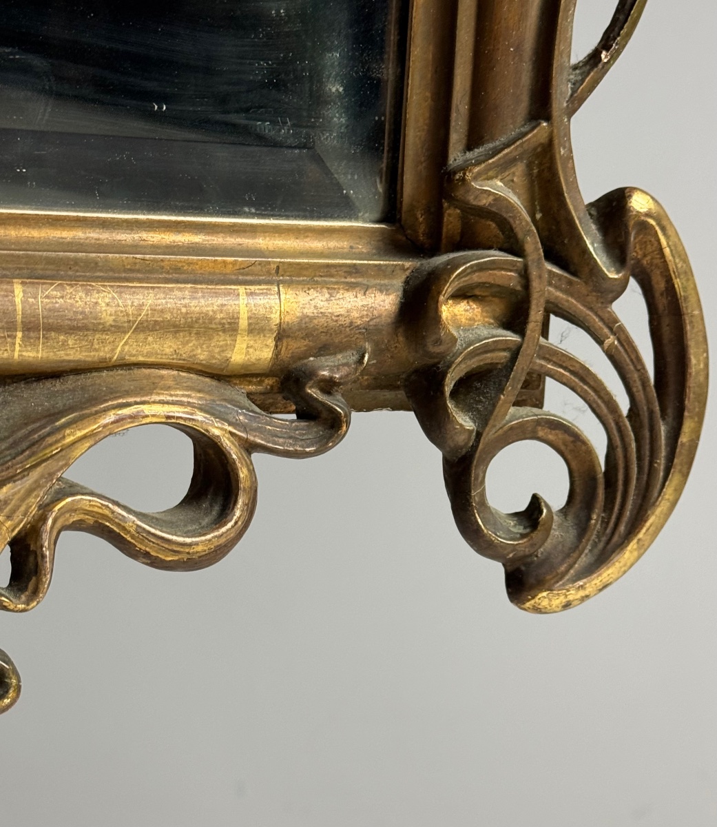 Art Nouveau Mirror, Circa 1900-photo-1