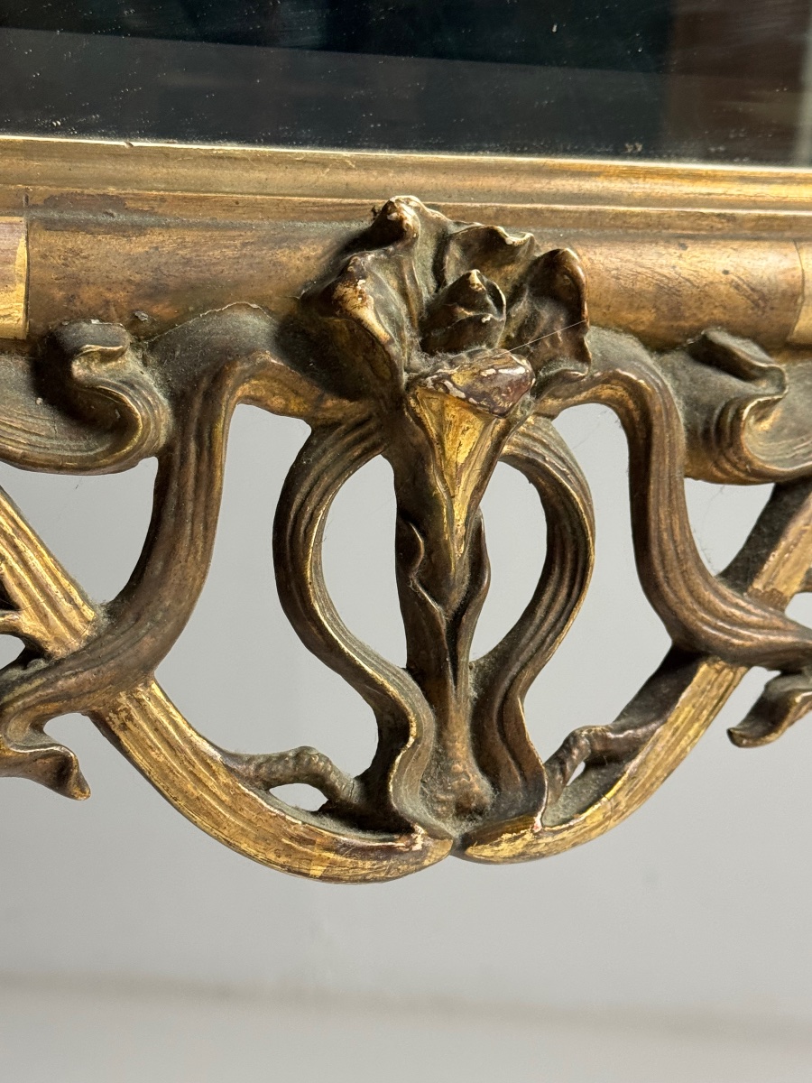 Art Nouveau Mirror, Circa 1900-photo-2