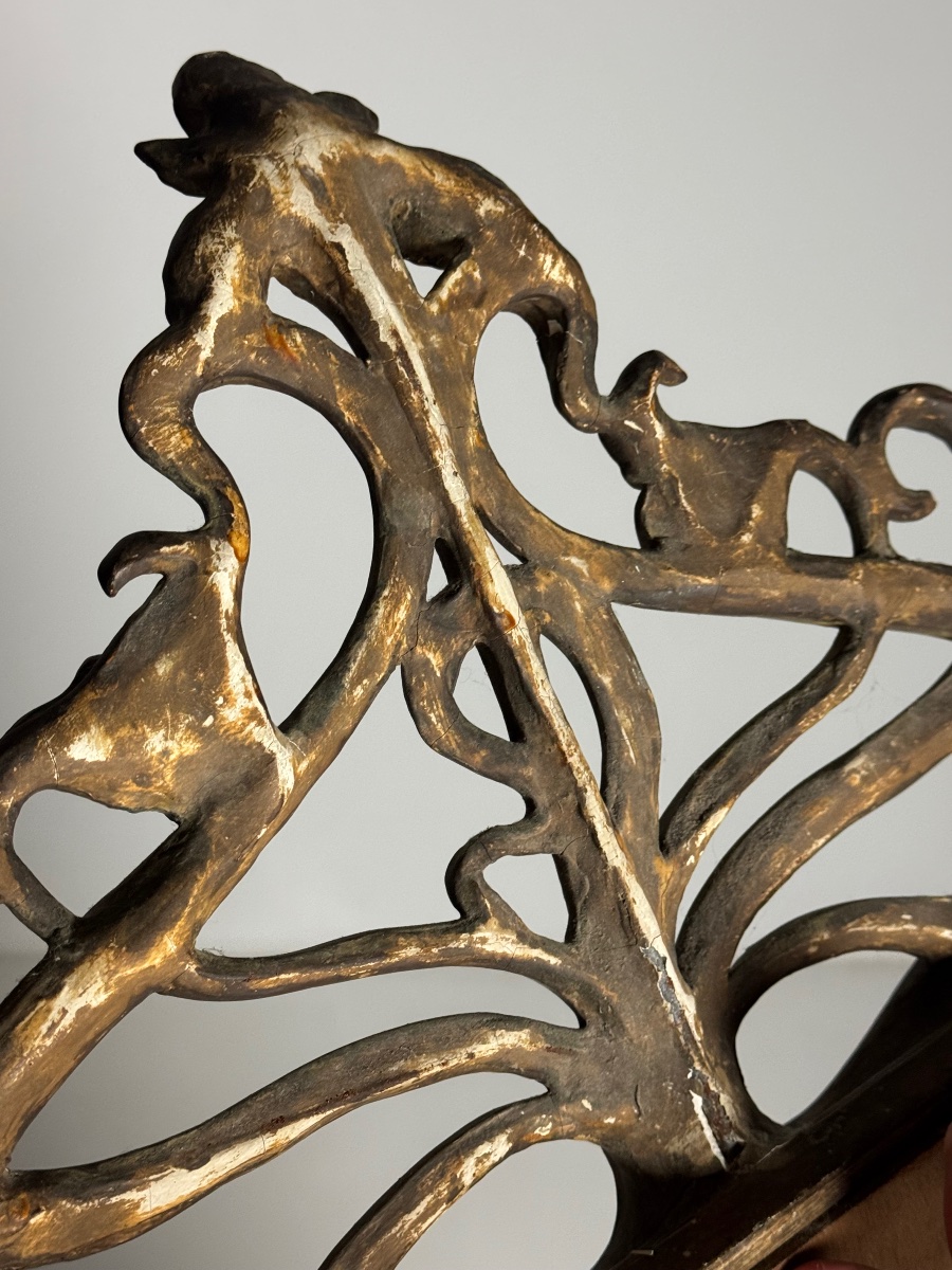 Art Nouveau Mirror, Circa 1900-photo-6