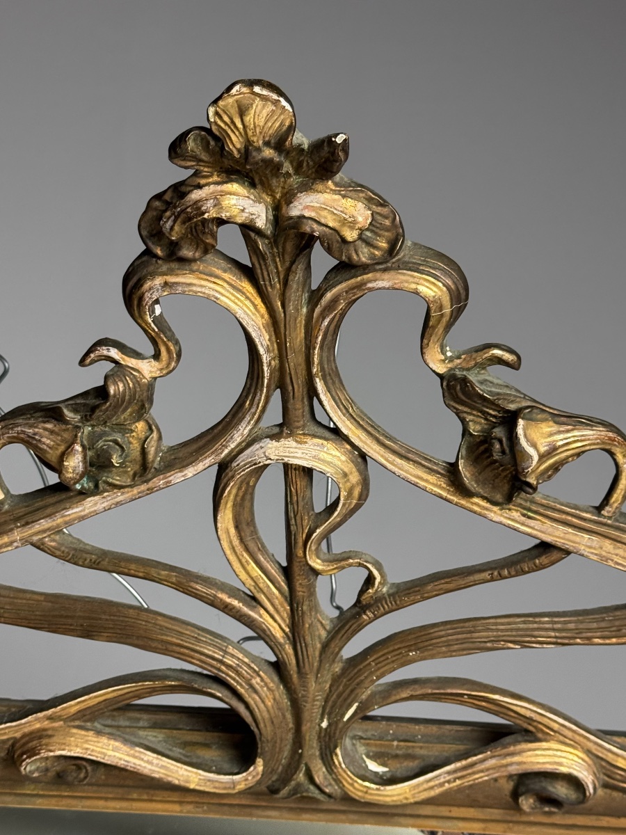 Art Nouveau Mirror, Circa 1900-photo-7