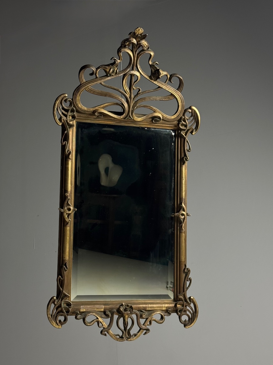 Art Nouveau Mirror, Circa 1900