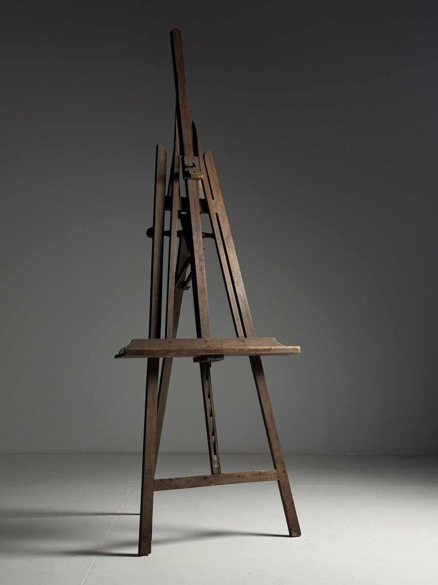 Antique French Oak Easel