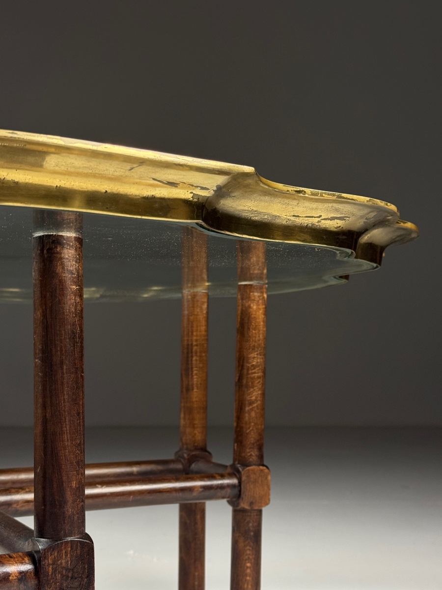 Glass Coffee Table From The 1970s-photo-3