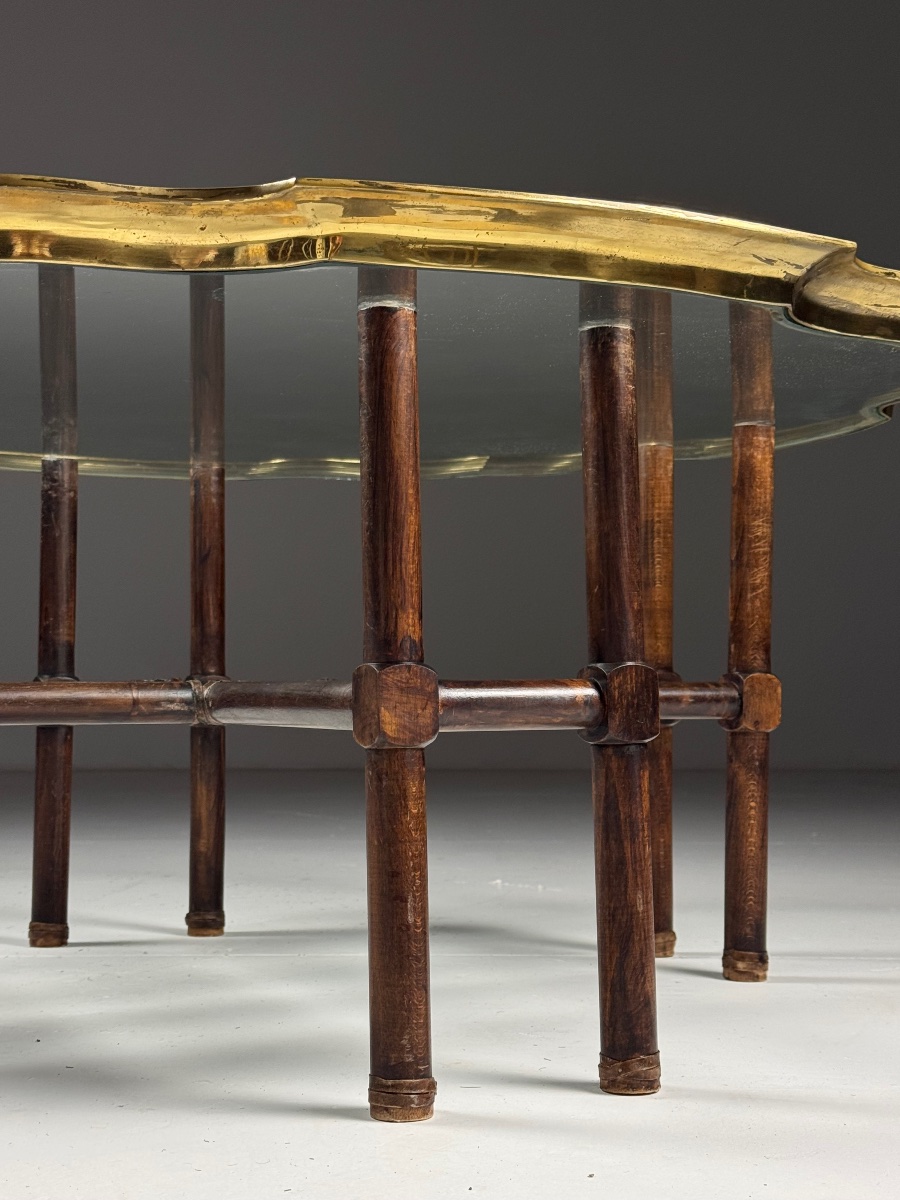 Glass Coffee Table From The 1970s-photo-2