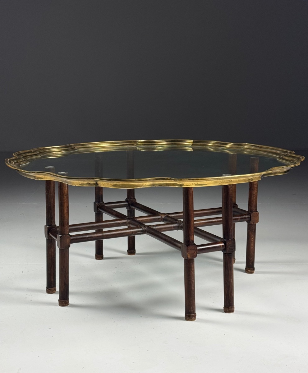 Glass Coffee Table From The 1970s-photo-7