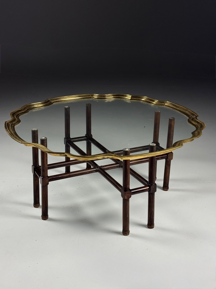 Glass Coffee Table From The 1970s