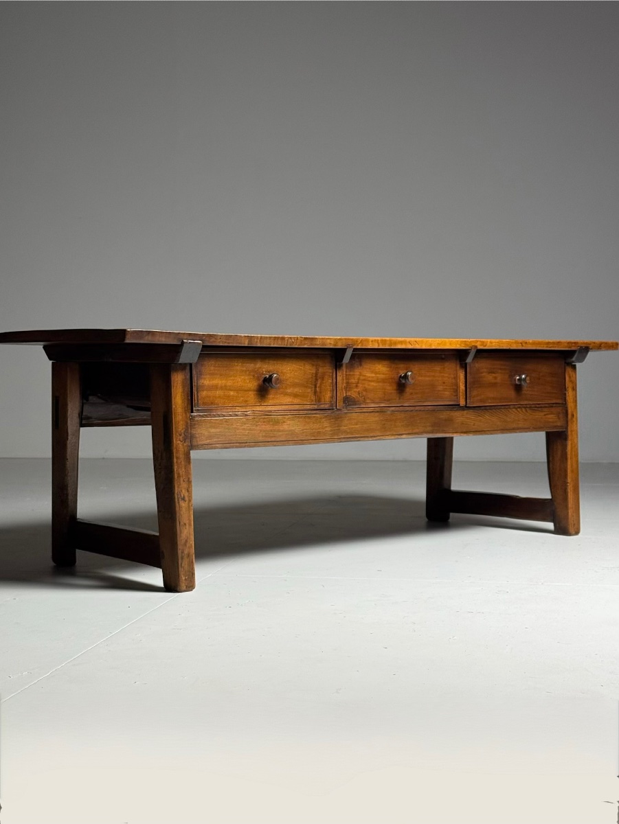 19th-century Spanish Coffee Table-photo-2