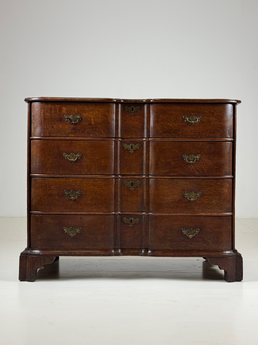 Dutch Oak Chest Of Drawers, 1760-photo-2