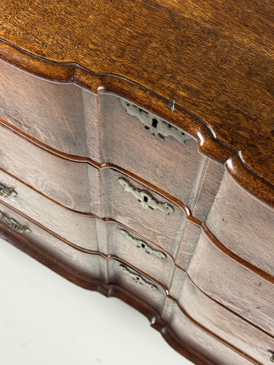 Dutch Oak Chest Of Drawers, 1760-photo-3