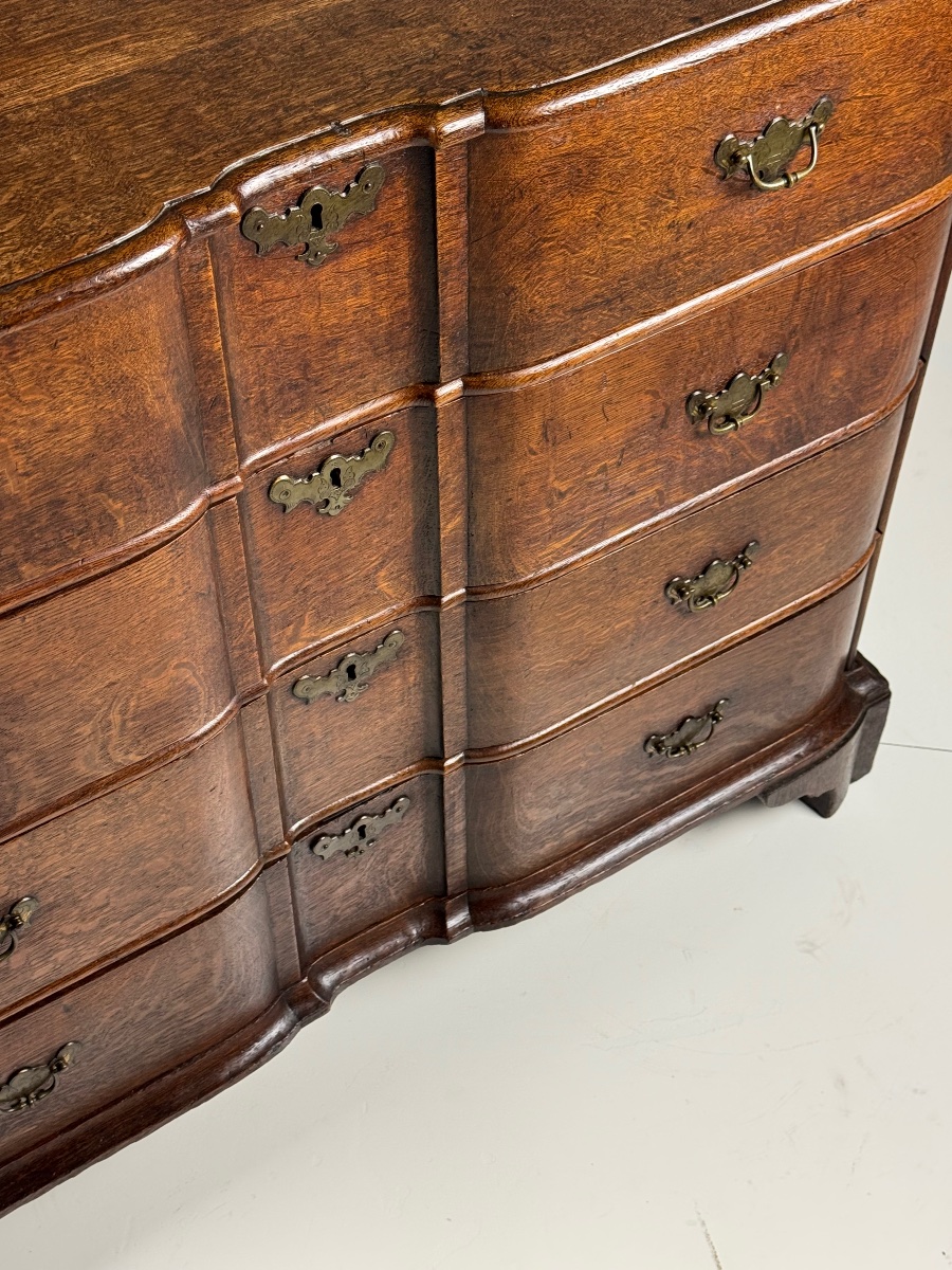 Dutch Oak Chest Of Drawers, 1760-photo-4