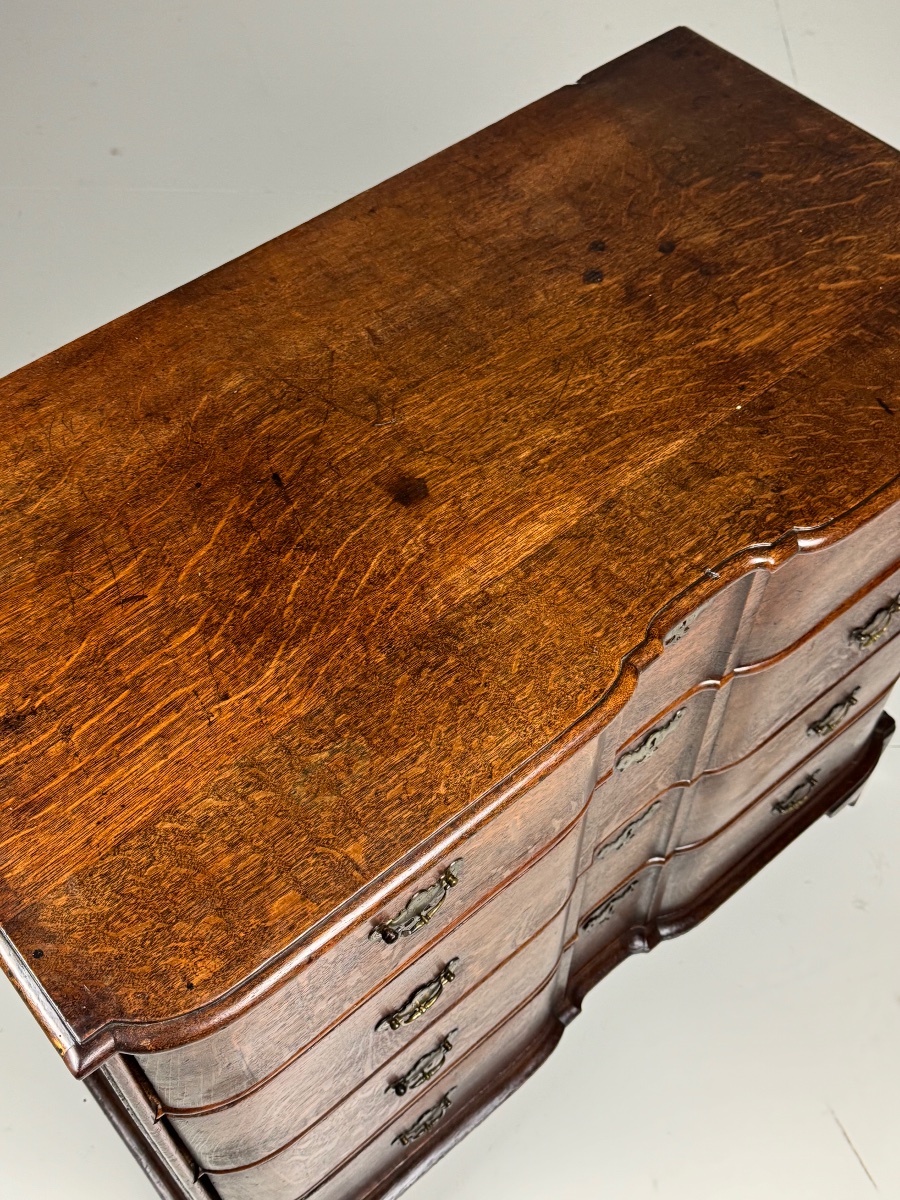 Dutch Oak Chest Of Drawers, 1760-photo-6