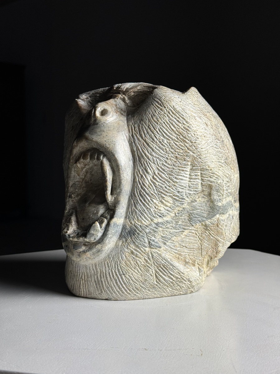 Sculpture Depicting A Howling Monkey, 20th Century
