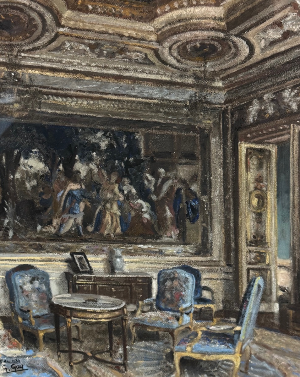 A Living Room In A Pastel-coloured French Château, Designed By-photo-5