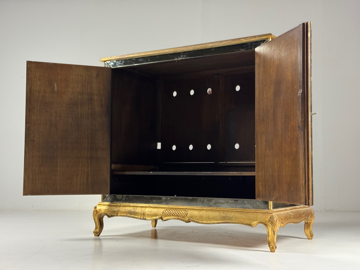 Buffet français à miroir, vers 1950-photo-3