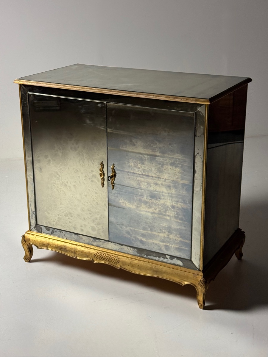 Buffet français à miroir, vers 1950-photo-7