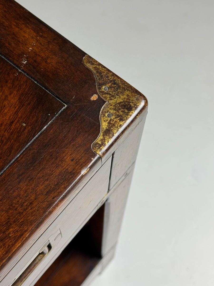 20th-century Campaign-style Coffee Table -photo-2