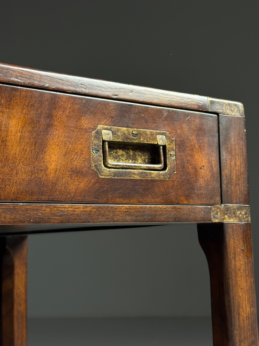 20th-century Campaign-style Coffee Table -photo-4