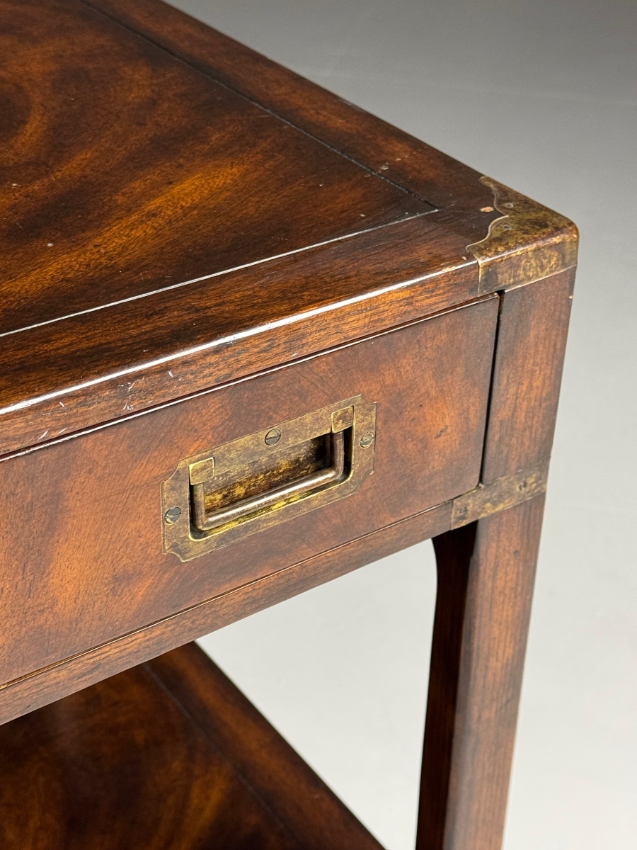 20th-century Campaign-style Coffee Table -photo-1