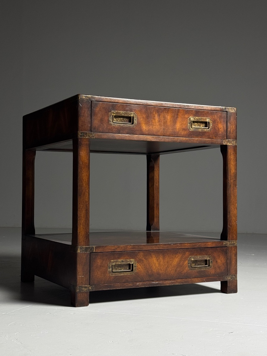 20th-century Campaign-style Coffee Table -photo-2