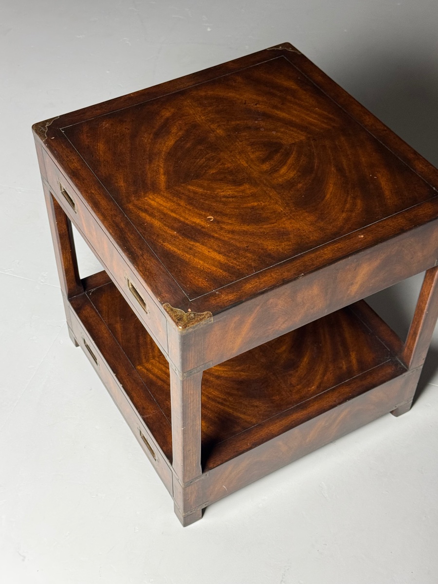 20th-century Campaign-style Coffee Table -photo-3