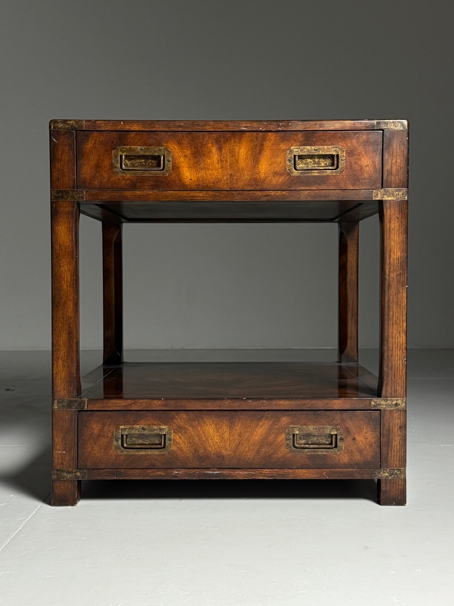 20th-century Campaign-style Coffee Table -photo-5